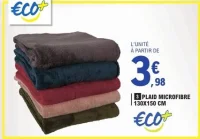 Plaid microfibre 130x150 cm Eco+