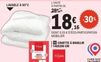 Couette à bouillir 140x200 cm Tissaia