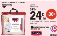 Couette Volum'Max 140x200 cm Dodo