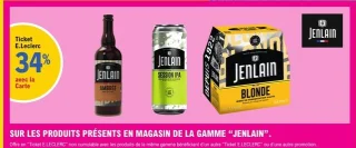 Gamme de bières Jenlain