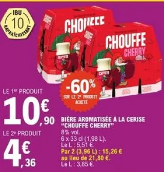 Bière aromatisée à la cerise "Chouffe Cherry"