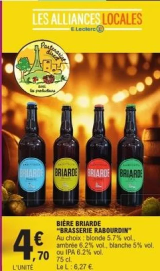 Bière Briarde Brasserie Rabourdin