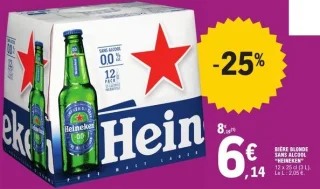 BIÈRE BLONDE SANS ALCOOL "HEINEKEN"