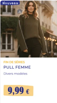Pull femme