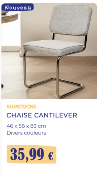 Chaise Cantilever