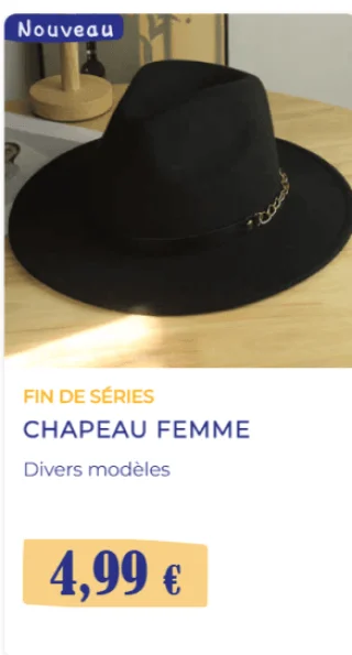 CHAPEAU FEMME