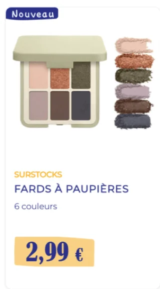 Fards à paupières Surstocks