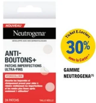 Patchs imperfections ultra-fins Neutrogena Anti-Boutons