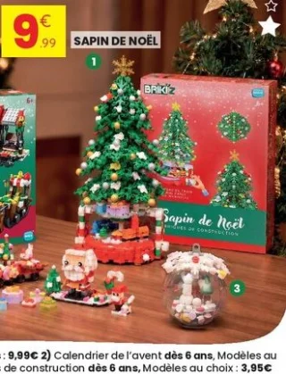 Sapin de Noël Brik'z briques de construction