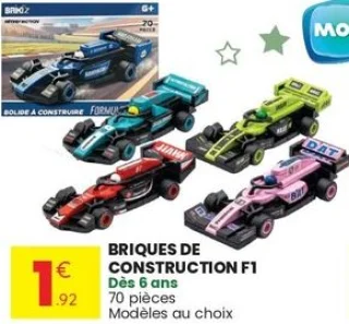 Briques de construction F1 Brik'z