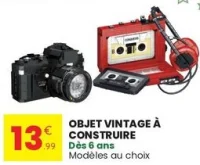 Objet vintage à construire