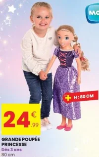 Grande poupée princesse Mojy