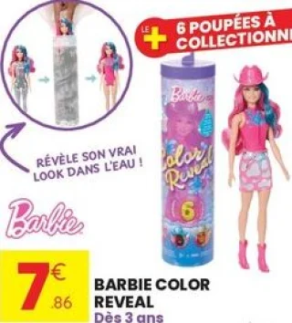 Poupée Barbie Color Reveal