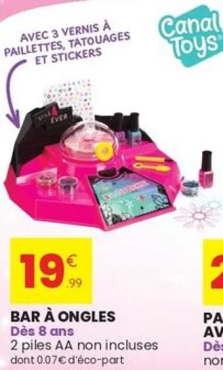 Bar à ongles Canal Toys