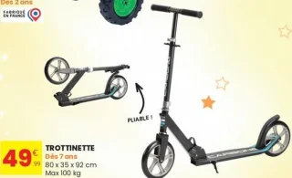 Trottinette pliable