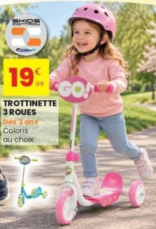 Trottinette 3 roues Skids Control
