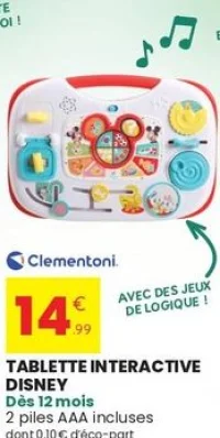 Clementoni Tablette interactive Disney