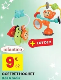 Coffret hochet Infantino