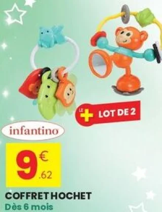 Coffret hochet Infantino