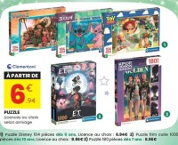Puzzle Clementoni Licences au choix