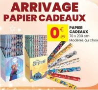 Papier cadeaux 70 x 200 cm