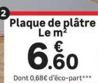Plaque de plâtre multi-fonctions