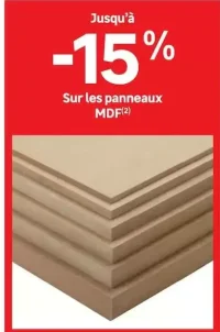 Panneaux MDF