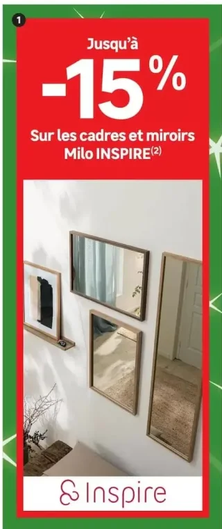 Cadres et miroirs Milo Inspire