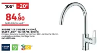 Mitigeur de cuisine Start Loop - Quickfix Grohe