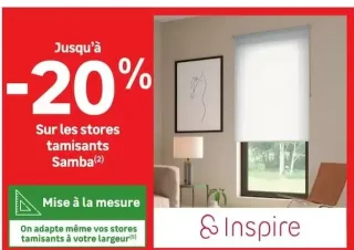 Stores tamisants Samba Inspire