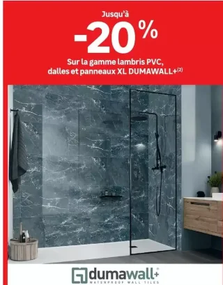 Lambris PVC, dalles et panneaux XL DUMAWALL+