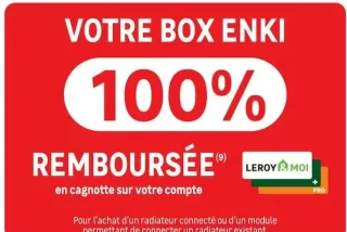 Box Enki 100% remboursée en cagnette sur votre compte Leroy & Moi