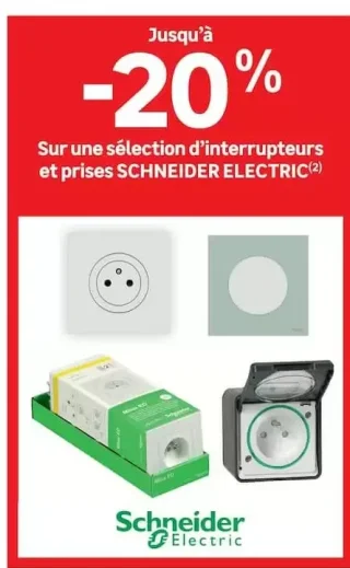 Interrupteurs et prises Schneider Electric