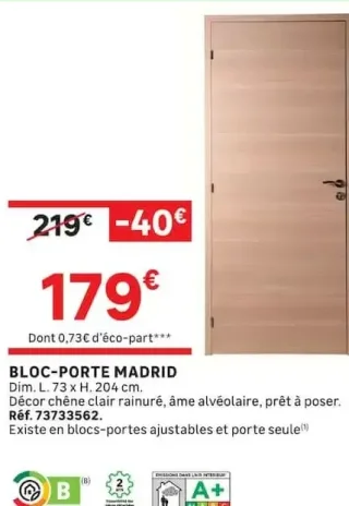 Bloc-porte Madrid