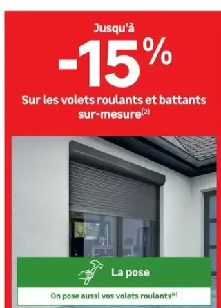 Volets roulants et battants sur-mesure