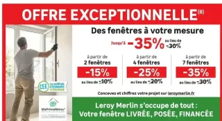 Fenêtres à votre mesure Leroy Merlin
