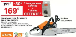 Tronçonneuse à essence Stihl Pack MS162