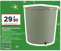 Récupérateur à eau rond 350 L Belli