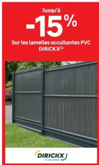 Lamelles occultantes PVC DIRICKX