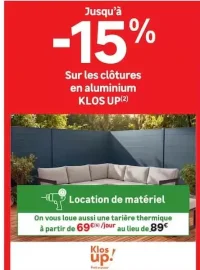 Clôtures en aluminium KLOS UP