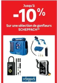 Sélection de gonfleurs Scheppach