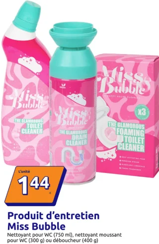 Produit d'entretien Miss Bubble