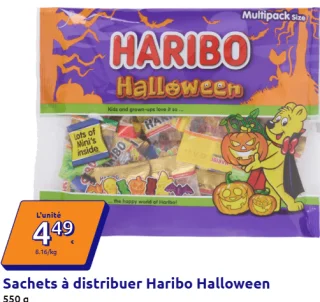 Sachets à distribuer Haribo Halloween 550 g