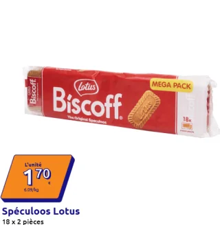 Spéculoos Lotus 18 x 2 pièces