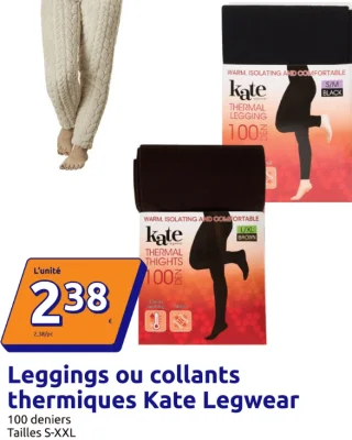 Leggings ou collants thermiques Kate Legwear