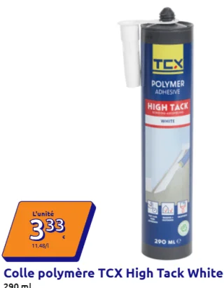 Colle polymère TCX High Tack White