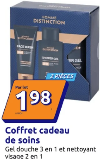 Coffret cadeau de soins Homme Distinction