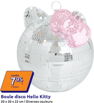 Boule disco Hello Kitty