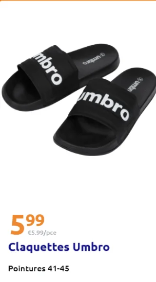Claquettes Umbro
