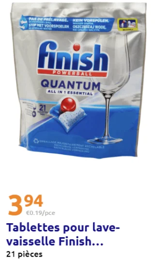 Tablettes pour lave-vaisselle Finish Quantum